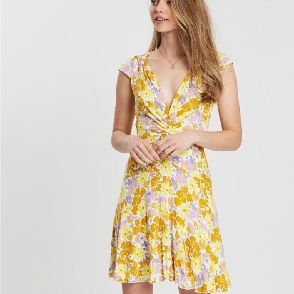 Free People Key To Your Heart Mini Dress XS